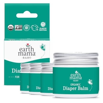 Earth Mama Organic Diaper Balm 2-Ounce | Diaper Cream for Baby | EWG Verified, Petroleum & Artificia...
