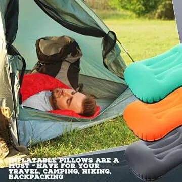 Yulejo Inflatable Camping Travel Pillow Set 3 Pcs Ultralight