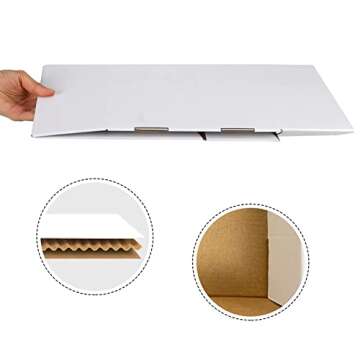 Eco-Friendly 12x9x4 Shipping Boxes Set of 20 for Small Gifts