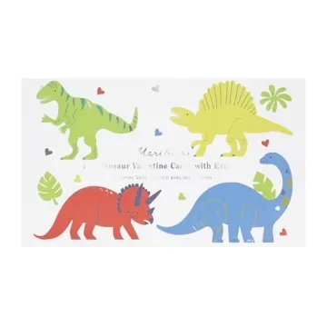 Meri Meri Dinosaur Valentine Card Set for Kids