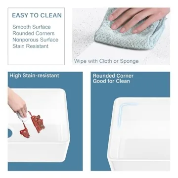 HOMLYLINK 30 Inch Fireclay Farmhouse Sink with Accessories