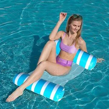 4 Pack Inflatable Pool Floats for Summer Fun
