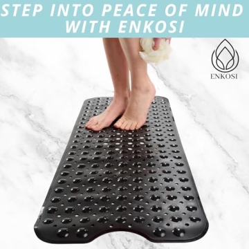 ENKOSI Non Slip Bath Mat - Safety and Style Combined
