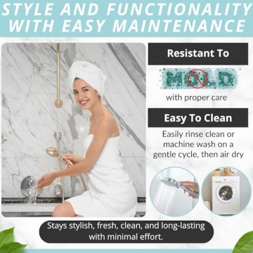 ENKOSI Non Slip Bath Mat - Safety and Style Combined