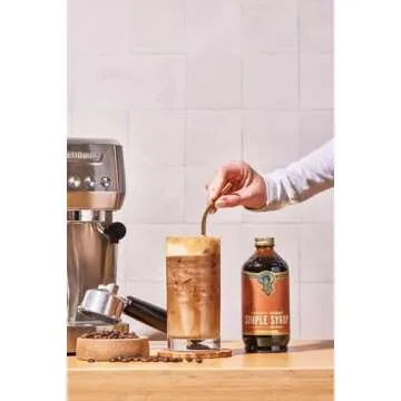 Portland Syrups Brown Sugar Simple Syrup - Drink Mix for Exceptional Cocktails, Simple Syrup for Cocktails, Sugar Syrup for Drinks, Simple Syrup for Coffee, Mocktails, Baking, 12 oz, Pack of 1