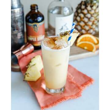 Portland Syrups Brown Sugar Simple Syrup - Drink Mix for Exceptional Cocktails, Simple Syrup for Cocktails, Sugar Syrup for Drinks, Simple Syrup for Coffee, Mocktails, Baking, 12 oz, Pack of 1