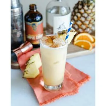 Portland Syrups Brown Sugar Simple Syrup - Drink Mix for Exceptional Cocktails, Simple Syrup for Cocktails, Sugar Syrup for Drinks, Simple Syrup for Coffee, Mocktails, Baking, 12 oz, Pack of 1