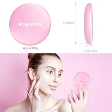 Rechargeable Compact Magnifying Travel Mirror with Light