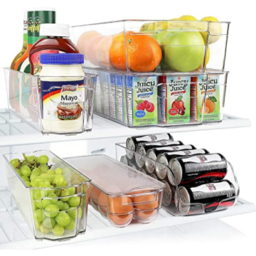 Greenco Stackable Fridge Organizers for Ultimate Kitchen Order
