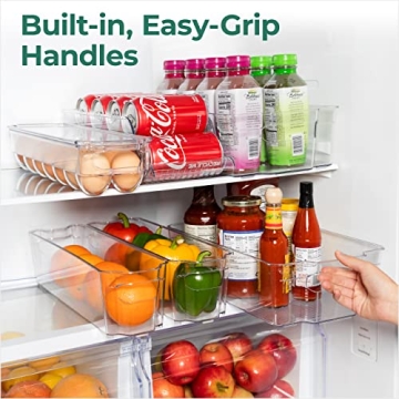 Greenco Stackable Fridge Organizers for Ultimate Kitchen Order