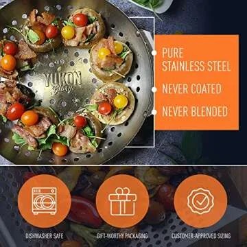 Mini Grill Basket Set - Yukon Glory™ Stainless Steel Baskets