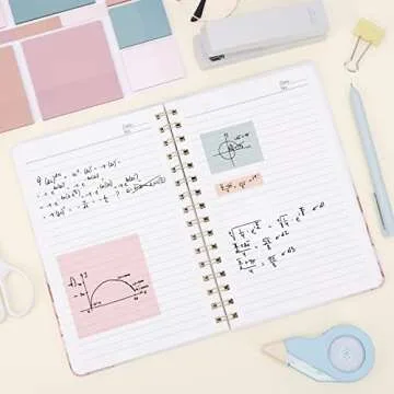 EOOUT 480pcs Transparent Sticky Notes, Multi Size Clear Sticky Notes Tabs Set for Annotation Books Page Markers Index Bible Accessories, Aesthetic School Study Supplies