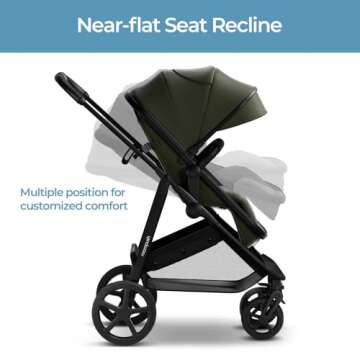 Mompush Wiz 2-in-1 Convertible Baby Stroller - Versatile & Stylish