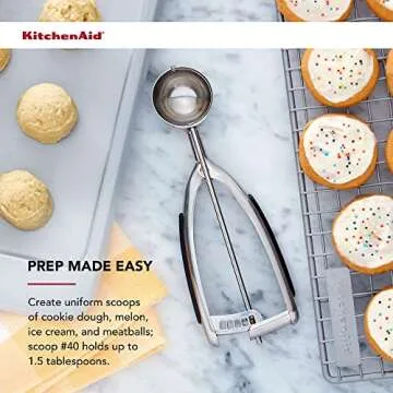 KitchenAid Cookie Dough Scoop for Perfect Baking