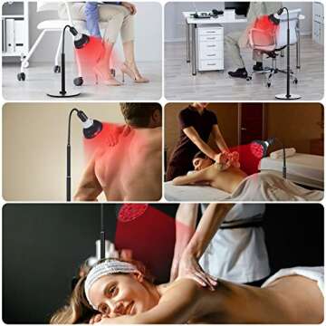 Amazing Energy MiGGMM 54W 18 LEDs Red Light Therapy,19"-78" Height Free Adjustment,660nm Red and 850nm Near Infrared Combo Red Light Therapy Lamp