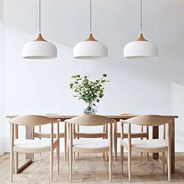tomons Modern Pendant Light with Adjustable Cable