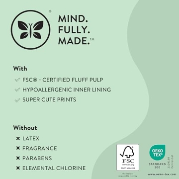 Eco-Friendly Clean Conscious Diapers for Newborns - 72 Count