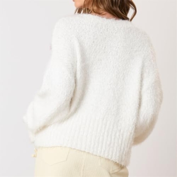 Women Fairycore Bow Knot Sweater Cardigan Y2k Cute Girly Long Sleeve Open Front Ribbon Knitwear Fall Cottagecore Outfit Purple