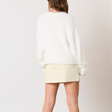 Women Fairycore Bow Knot Sweater Cardigan Y2k Cute Girly Long Sleeve Open Front Ribbon Knitwear Fall Cottagecore Outfit Purple