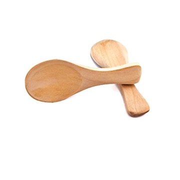 Handmade Wooden Salt Spoons 10Pcs Eco-Friendly Premium