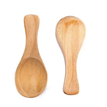 Handmade Wooden Salt Spoons 10Pcs Eco-Friendly Premium