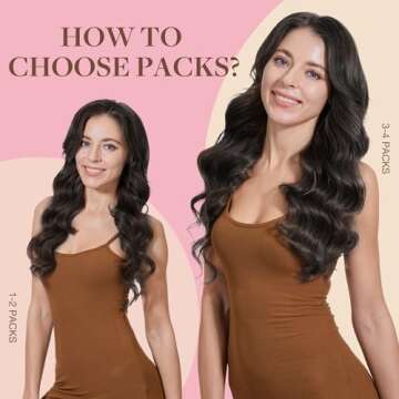 GOO GOO Tape in Hair Extensions Human Hair, 1B Natural black, 16inch 50g 20pcs, Thick Ends Straight Seamless Tape in, Invisible Tape in Hair Extensions Human Hair