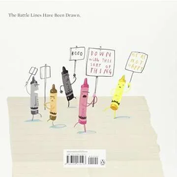 Whimsical Children's Book The Day the Crayons Quit with Humor