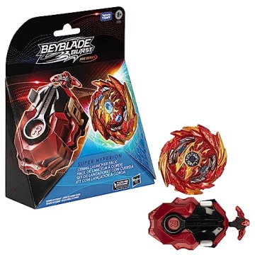 Beyblade Burst Pro Series Super Hyperion String Launcher Pack, Right/Left Spin Beyblade Launcher wit...