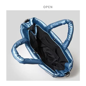 Stylish Women’s Padded Cotton Tote Bag - Large Capacity Quilted Design