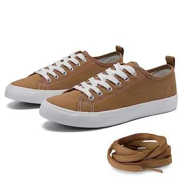 The Fashion Supply Skylar Canvas Sneakers - Perfect Casual Shoes for Women