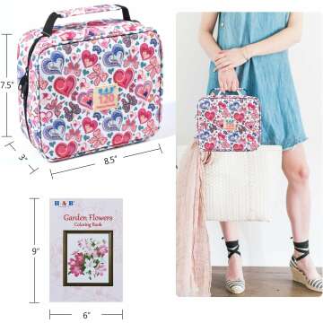 120 Colored Pencils Set with Book & Storage Bag