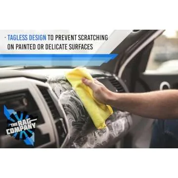 The Rag Company - All-Purpose Microfiber Terry Cleaning Towels - Commercial Grade, Highly Absorbent, Lint-Free, Streak-Free, Kitchens, Bathrooms, Offices, 300gsm, 16in x 16in, Pink (12-Pack)