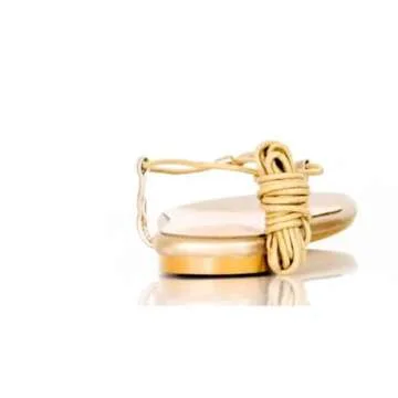 Peculiarity Footwear – Gold Gladiator Sandals - Melanin - Size 12