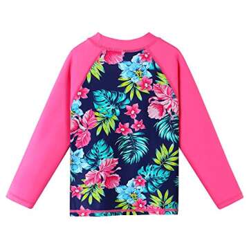 Stylish TFJH E Girls Swimsuit with UPF 50+ Protection