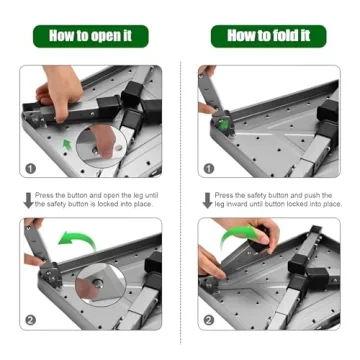Jocauto Foldable Step Stool with Non-Slip Platform