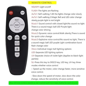 Yinpkteo Party Disco Ball Light 6 Colors