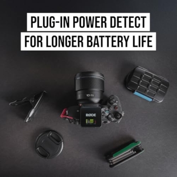 RØDE Wireless GO (Gen 3) – Compact Wireless Mic – Pristine Audio, 32-bit Float Recording, Automatic Level Control, for Phones, Cameras and Computers