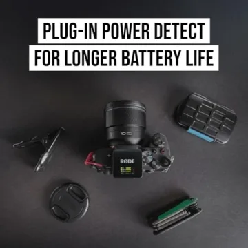 RØDE Wireless GO (Gen 3) – Compact Wireless Mic – Pristine Audio, 32-bit Float Recording, Automatic Level Control, for Phones, Cameras and Computers