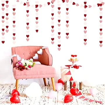 Rose-Gold Heart Party Garland 52Ft for All Occasions