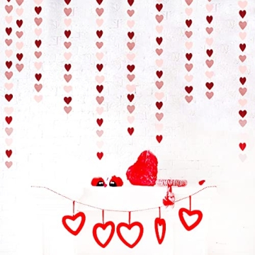 Rose-Gold Heart Party Garland 52Ft for All Occasions