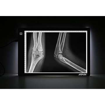 A3 Light Box, AGPtek LED Artcraft Tracing Light Pad Ultra-Thin USB Power Cable Dimmable Brightness T...