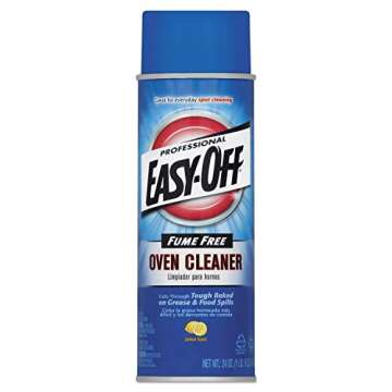 Easy-Off-74017 Professional Fume Free Max Oven Cleaner, Lemon 144 oz (6 Cans x 24 oz)