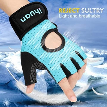 Ihuan Breathable Weight Lifting Gloves for Ultimate Support