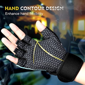 Ihuan Breathable Weight Lifting Gloves for Ultimate Support