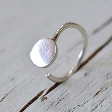 Sterling Silver Huggie Hoop Threader Earrings for Elegance