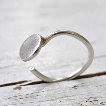 Sterling Silver Huggie Hoop Threader Earrings for Elegance