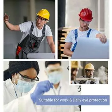 PETLESO Anti Fog Safety Goggles for Work and Lab Protection