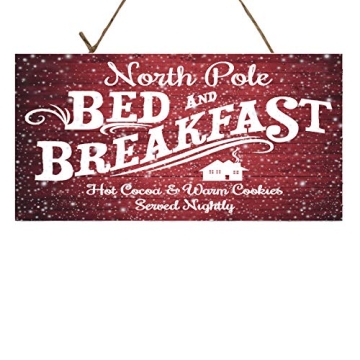 Rustic Wooden Christmas Wall Sign for Holiday Decor