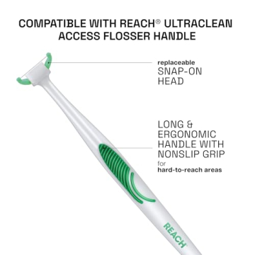 REACH Flosser Refill Heads for Easy Dental Care