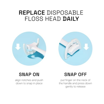 REACH Flosser Refill Heads for Easy Dental Care